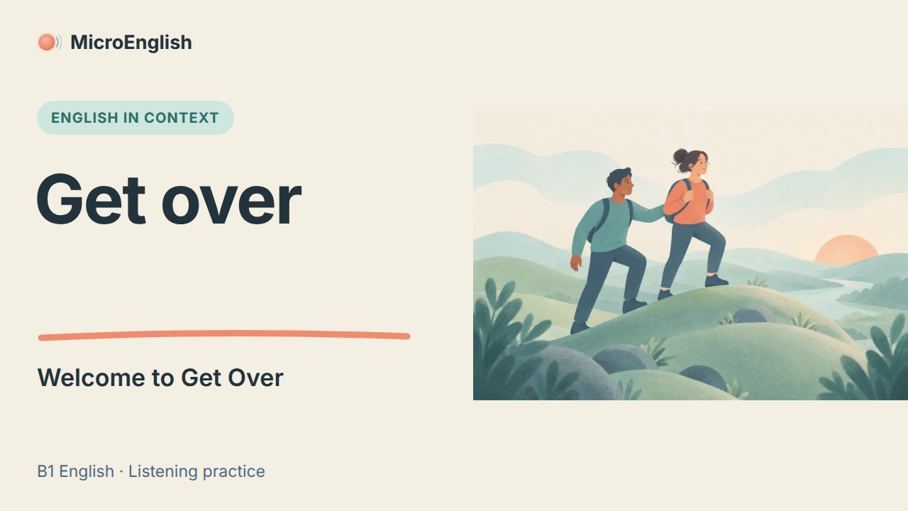 Video still: Get over